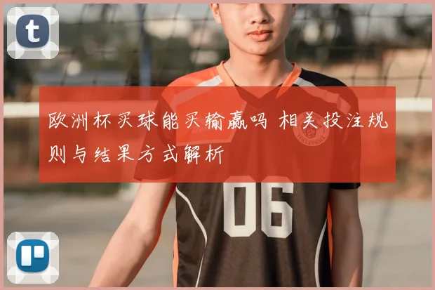 欧洲杯买球能买输赢吗 相关投注规则与结果方式解析